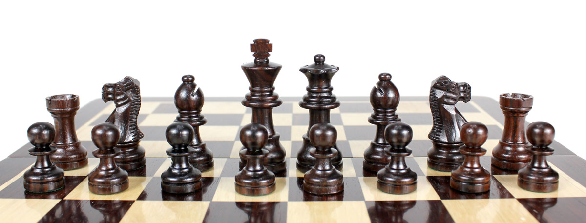 Rosewood Chess Pieces